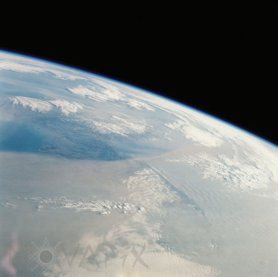 Dust storm over South Korea