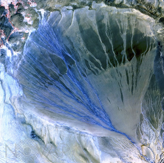 Alluvial fan in China