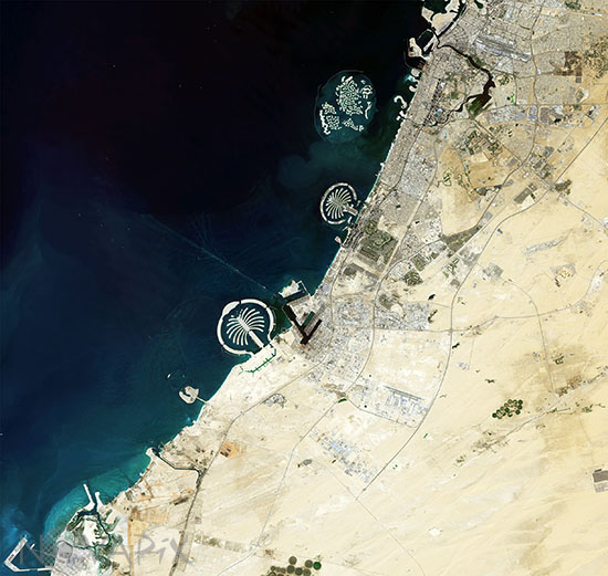Palm islands, Dubai 12/2017