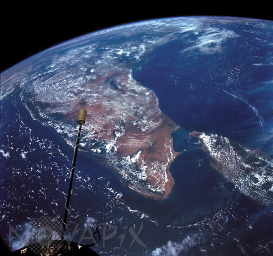 India and Ceylon as seen from Gemini 11. 09/14/1966