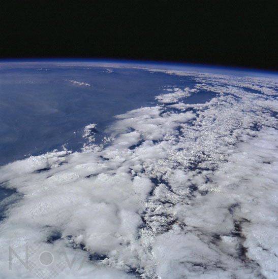 Clouds above Himalayas
