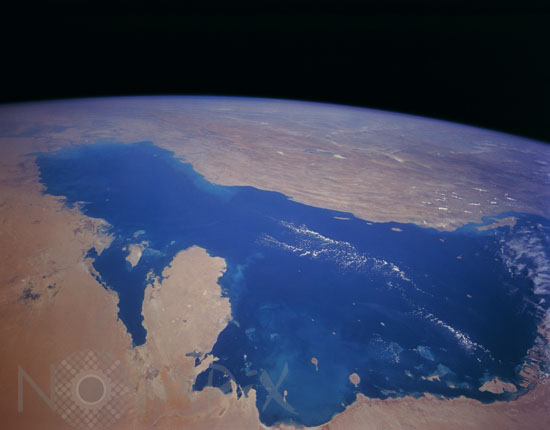 Le Golfe Persique vu de l'espace
