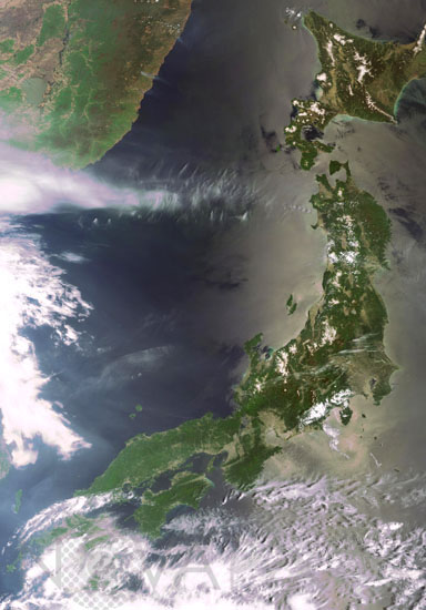 Japon vu par Envisat 05/2007