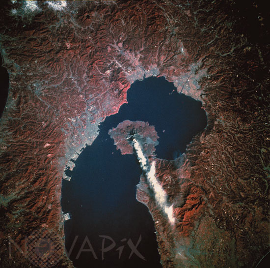 Le volcan Sakurajima, Japon 10/1993