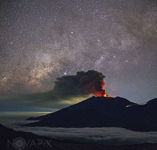 Raung eruption - Indonesia