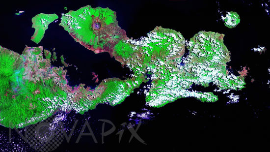 Eastern part of Sumbawa island. Indonesia