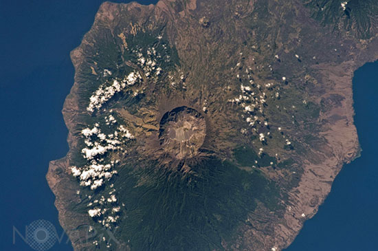 Volcan Tambora. Ile de Sumbawa, Indonésie