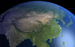 La Chine vue par satellite