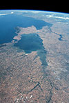 Crimée vue de l'espace