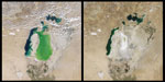 Evaporation de la Mer d'Aral 
