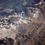 Mont Everest vu par la navette Columbia 10/1993