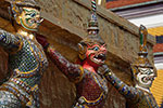 Wat Phra Kaeo - Chedi Doré - Détail