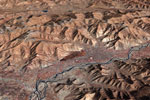 Tibet: Lhassa vue par satellite