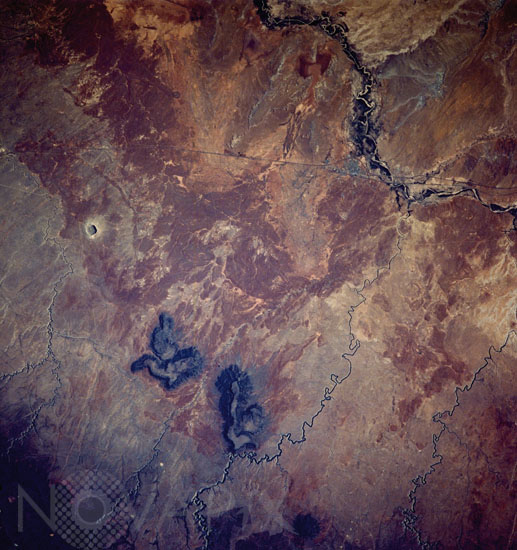 Meteor Crater -Arizona (USA) seen from space