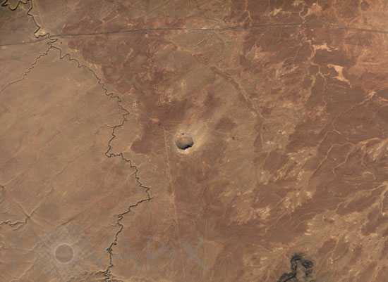 Meteor Crater, Arizona (USA), 03/2007
