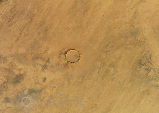 Cratère d'impact Tenoumer, Mauritanie