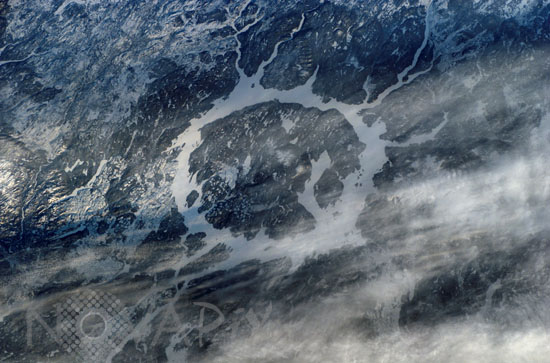 Cratère Manicouagan -Québec- Mars 2008