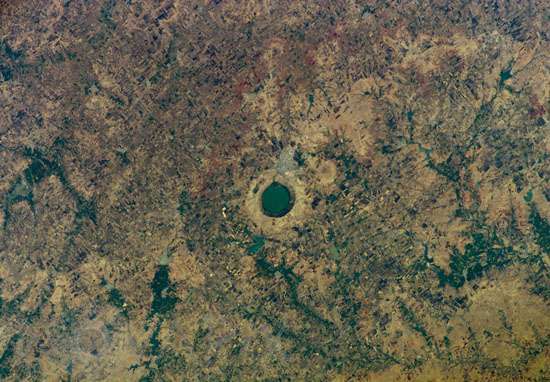 Cratère d'impact Lonar, Inde, 02/2007