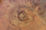 Cratère Gosses Bluff, Australie, vu par ISS 02/2007