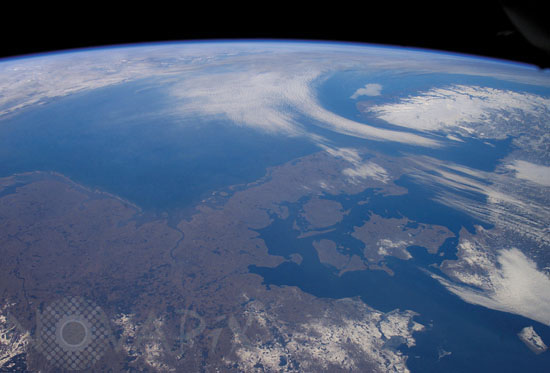 Denmark seen from space 02/2003