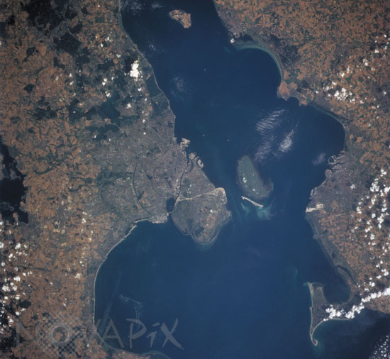 Copenhague - Danemark - vue de l'espace