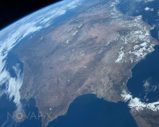 Espagne et Portugal vus de l'espace