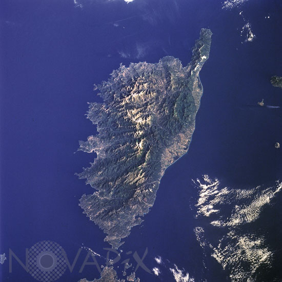 La Corse vue par la navette Atlantis 05/1997