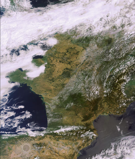 La France vue par satellite 