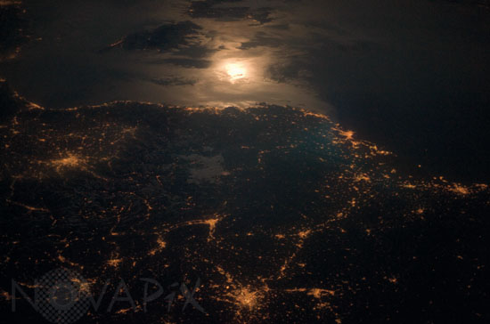 South of France at Night