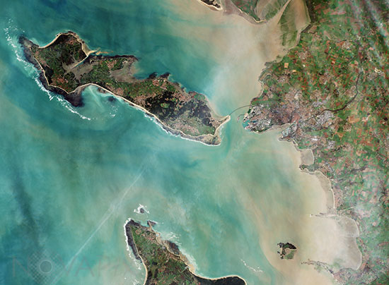 Satellite image of La Rochelle - France