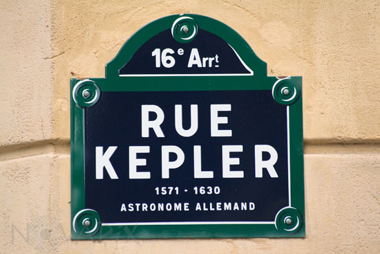 Street Plaque in Paris