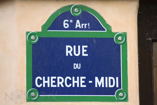 Street Plaque in Paris