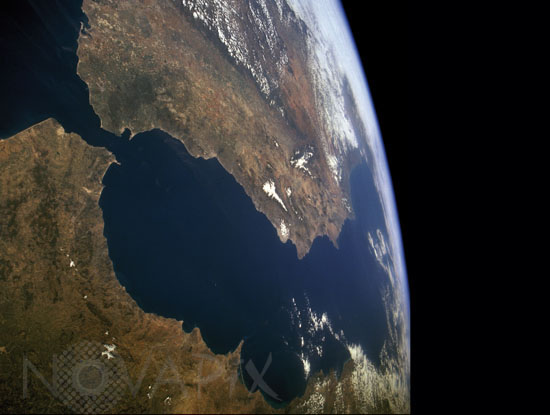 Strait of Gibraltar from space shuttle Endeavour 04/1994
