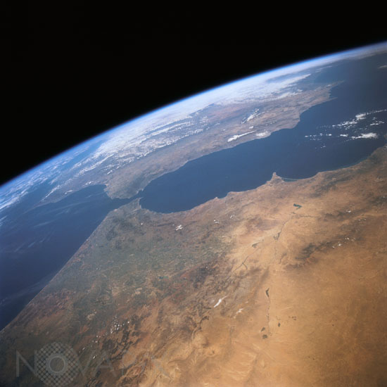 Strait of Gibraltar from space shuttle Endeavour 04/1994