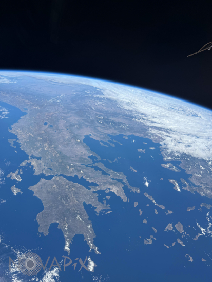 La Grèce vue de l'espace