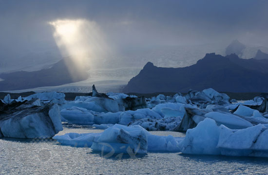 Lake Jokulsarlon in Iceland