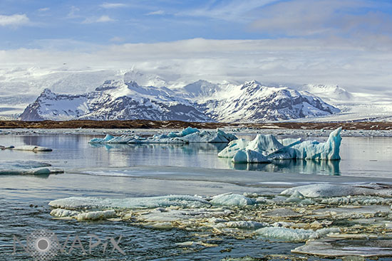 Lac Jokulsarlon en Islande 