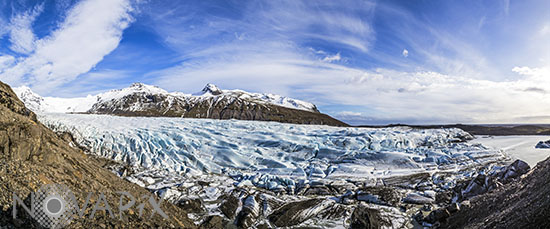 Glacier Vatnajokull en Islande 
