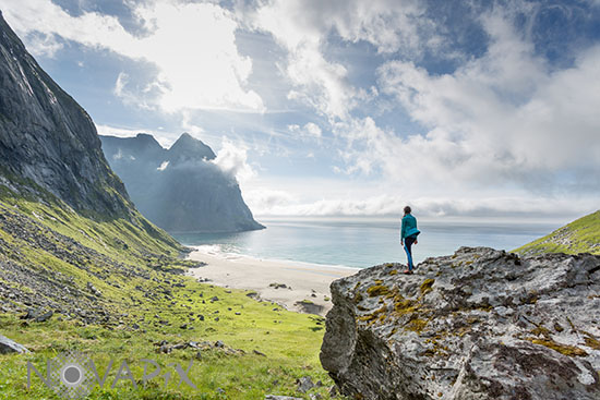 Plage de Kvalvika - Iles Lofoten - Norvège