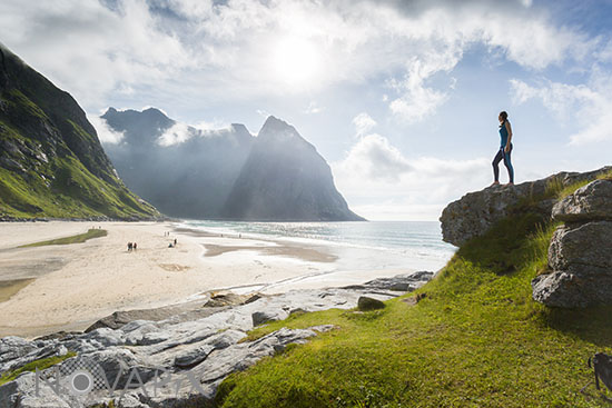 Plage de Kvalvika - Iles Lofoten - Norvège