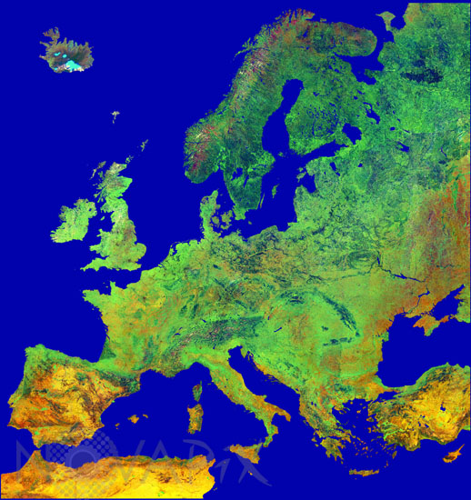 L'Europe vue par ERS-2.