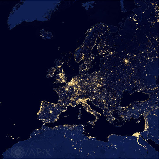 L'Europe vue la nuit - 2012