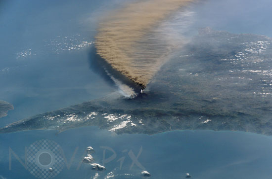 Mt. Etna Summit Plumes, Sicily 10-2002