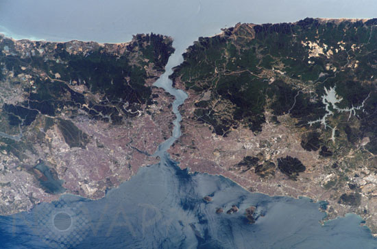 Istanbul, Turquie, vue depuis ISS-05/2007