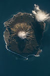Tristan da Cunha vue depuis l'espace
