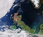 L'Ecosse vue par satellite