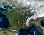 La France vue par le satellite Terra