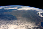 La France vue depuis l'espace