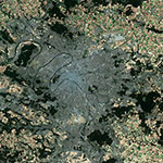 Paris vue par satellite