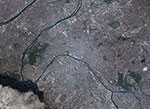 Paris vue depuis l'espace